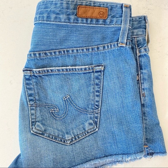 SOLD AG The Bonnie Mid-Rise Cutoff Relaxed Jean Shorts Shorts Size 29 - Picture 7 of 10